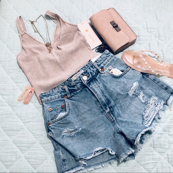 Y2K crop ribbed tank - Picture 2 of 4